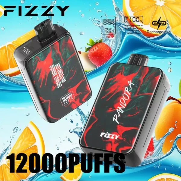 Fizzy-Pandora-12000-preis-12k-puffs-Kertakäyttöinen-Vape-Orange-Mango-
