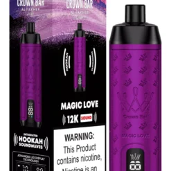 AL-Fakher-Crown-Bar-12000-Zuege-Einweg-E-Zigarette-Mit-Nikotin-Magic-Love